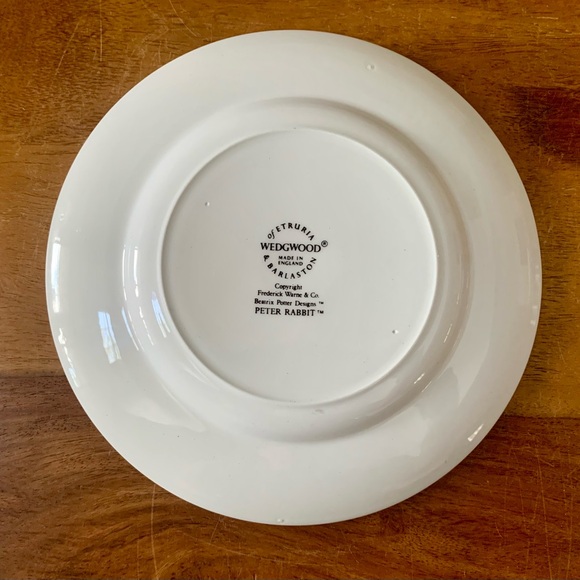 Beatrix Potter Peter Rabbit Wedgwood Plate Saucer & Cup - Picture 12 of 13